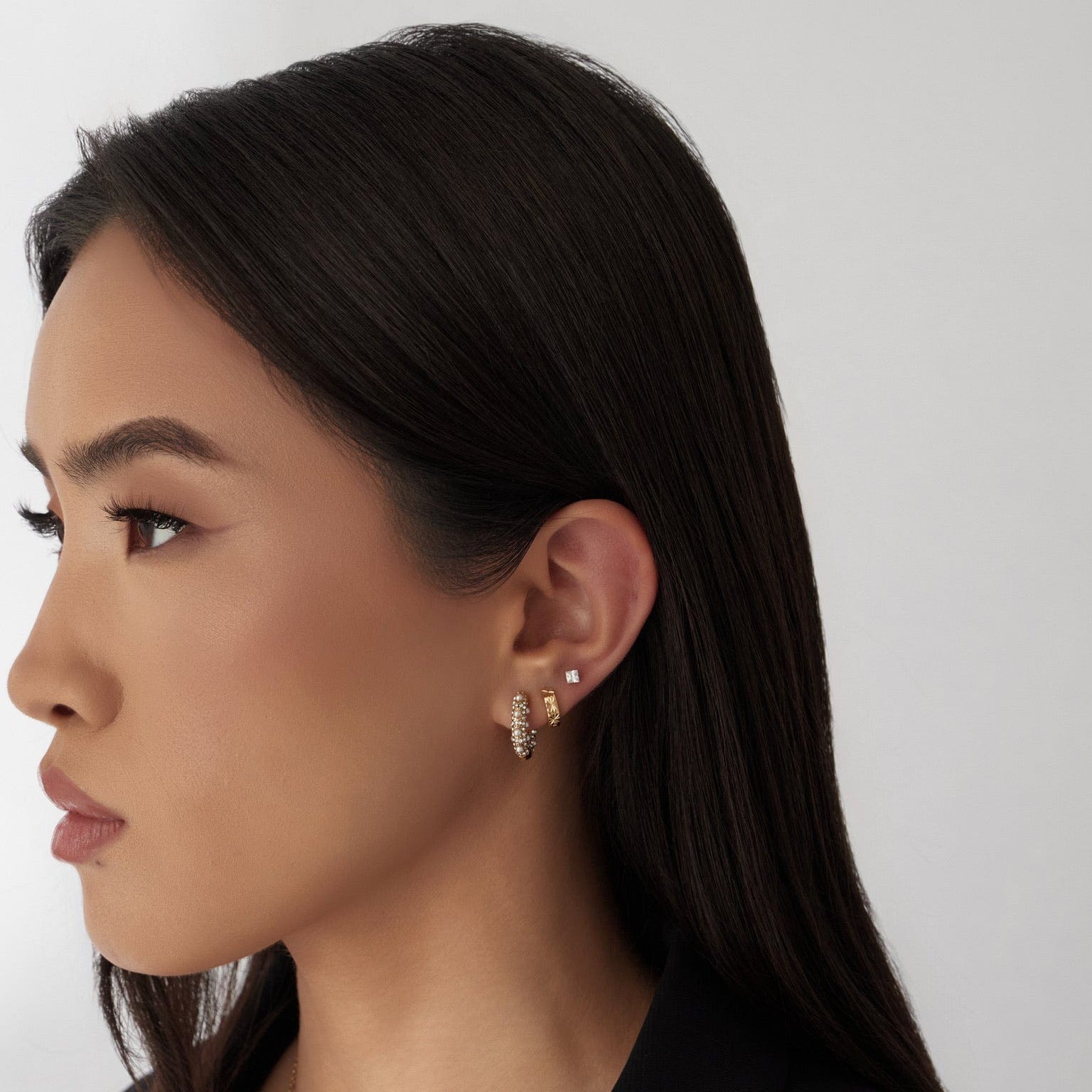 Alice Pearl Hoop Earrings