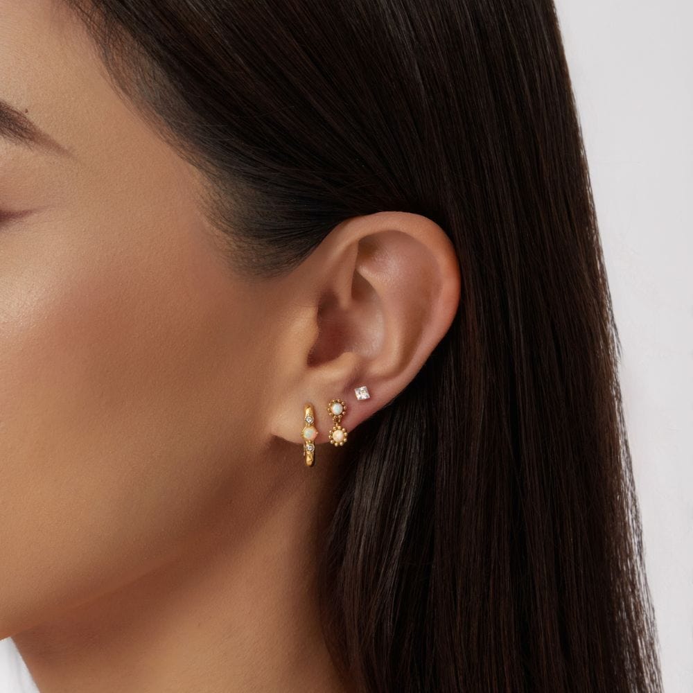 Oslo Opal Stud Earrings