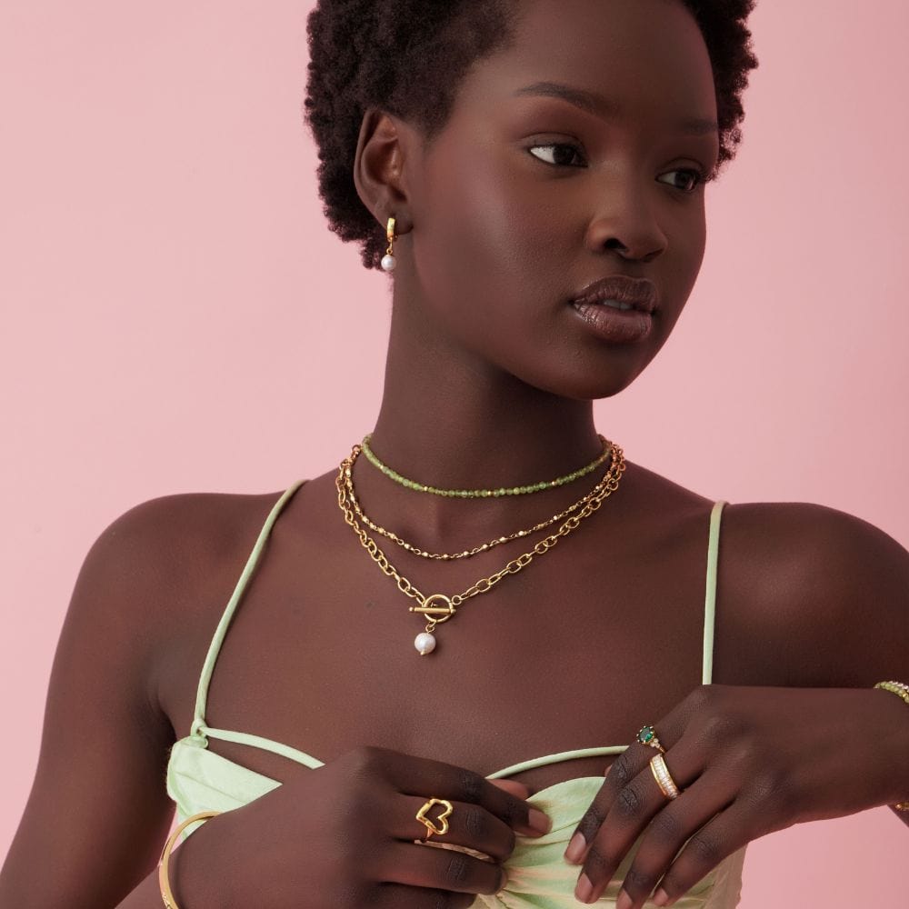 Honolulu Pearl Hoop Earrings