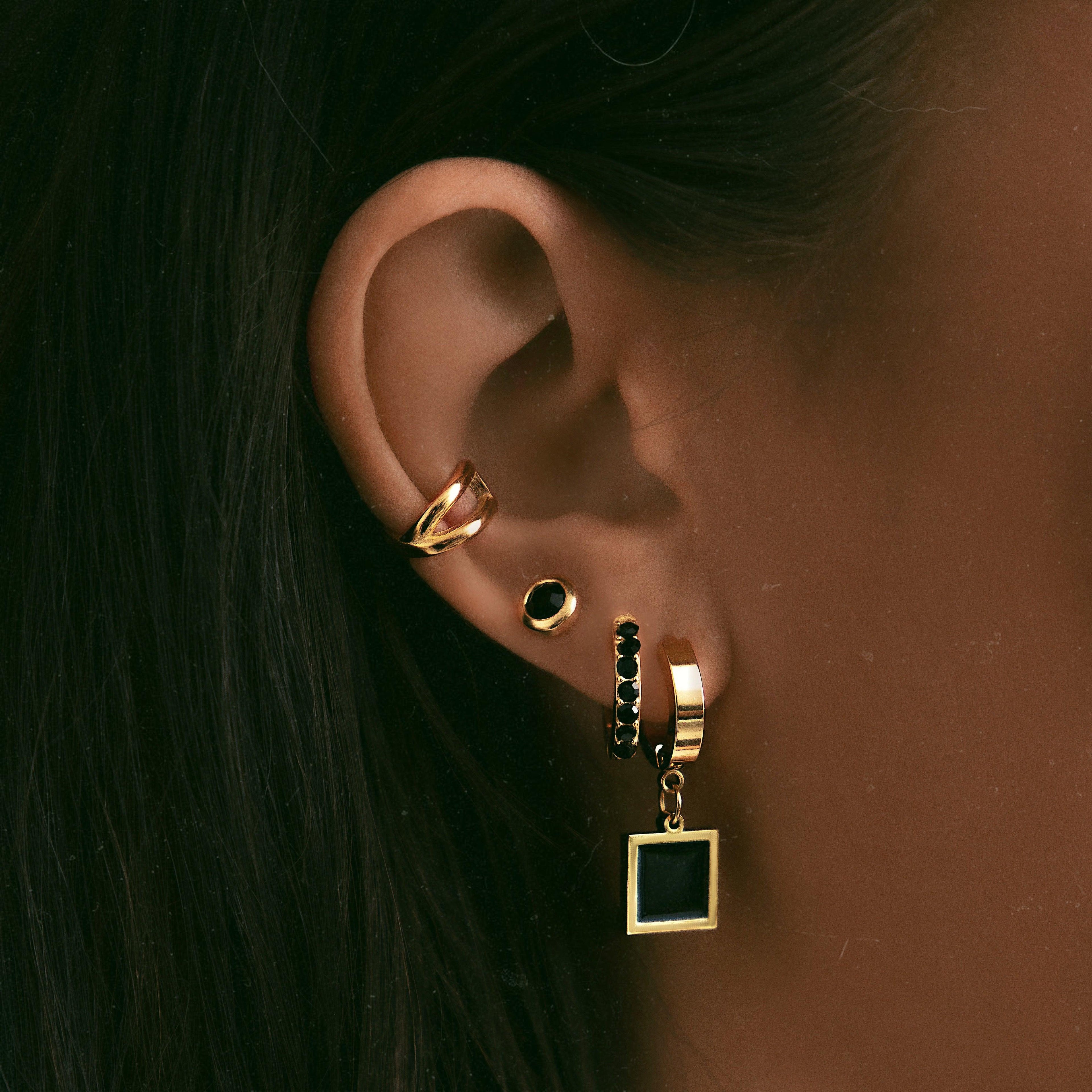 Sable Stud Earrings