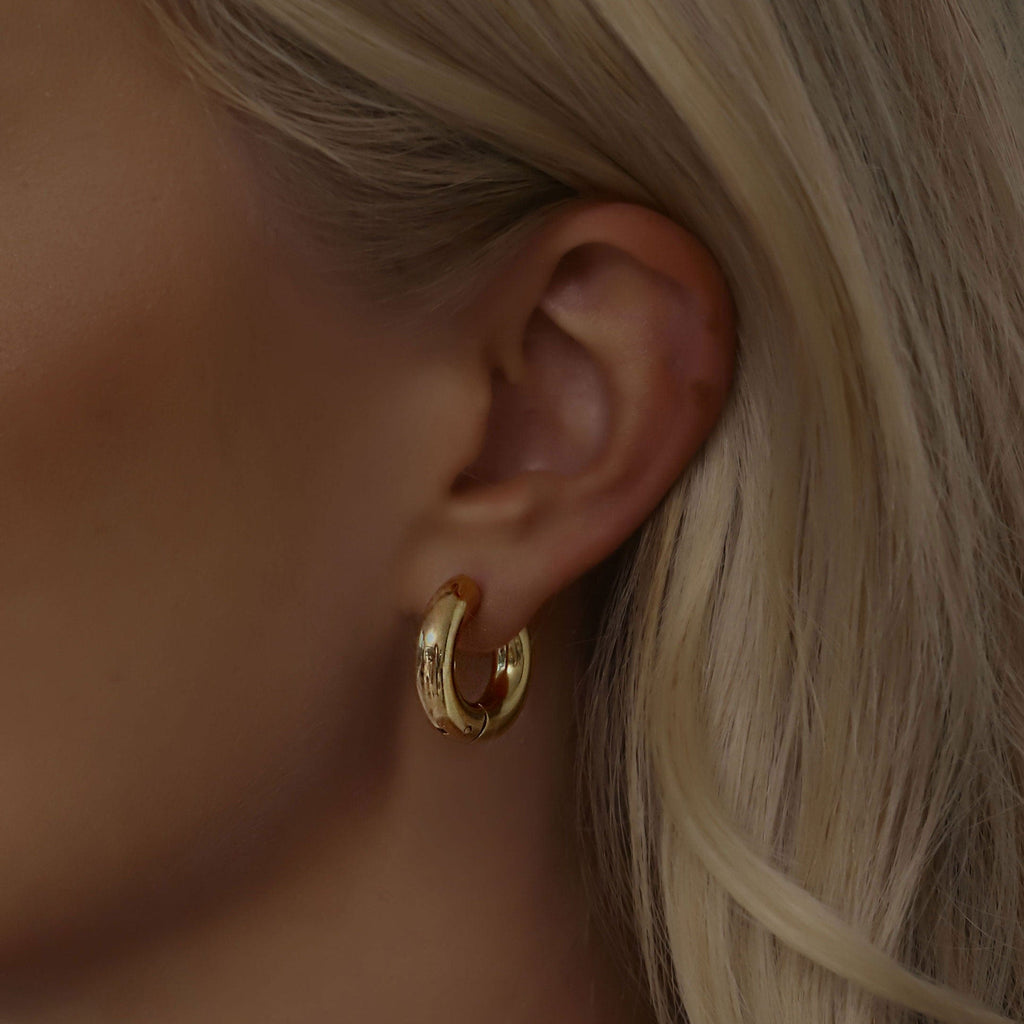 Tube Hoop Earrings