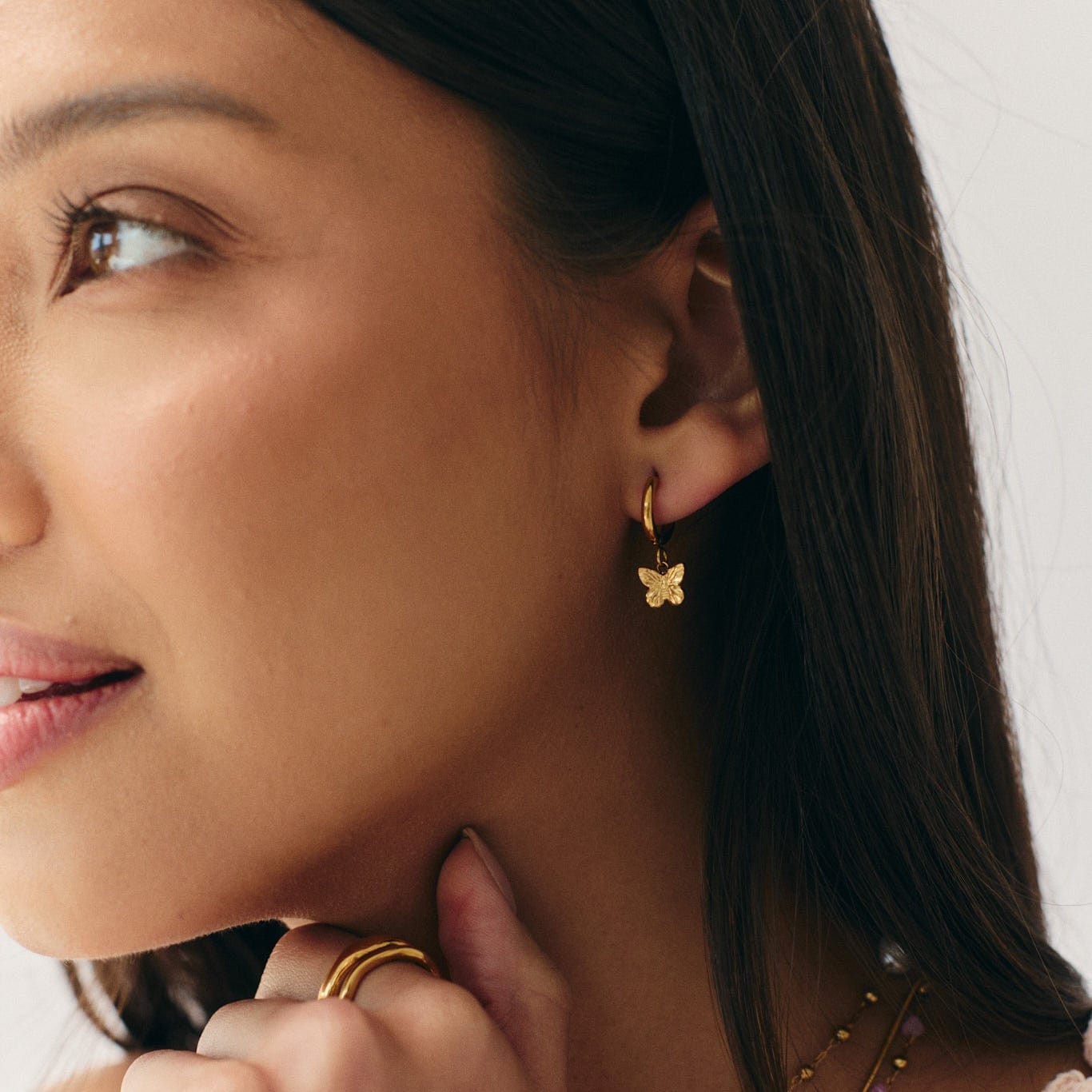 Wings Hoop Earrings