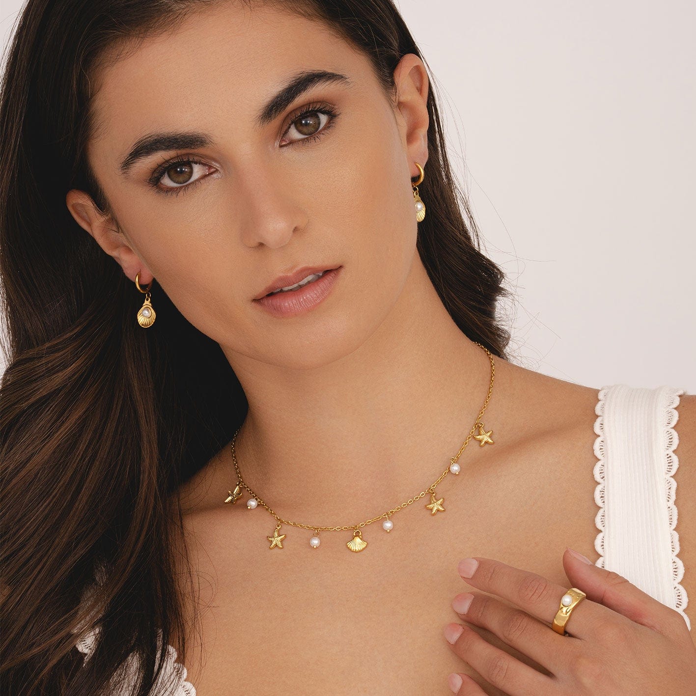Coast Pearl Hoop Earrings