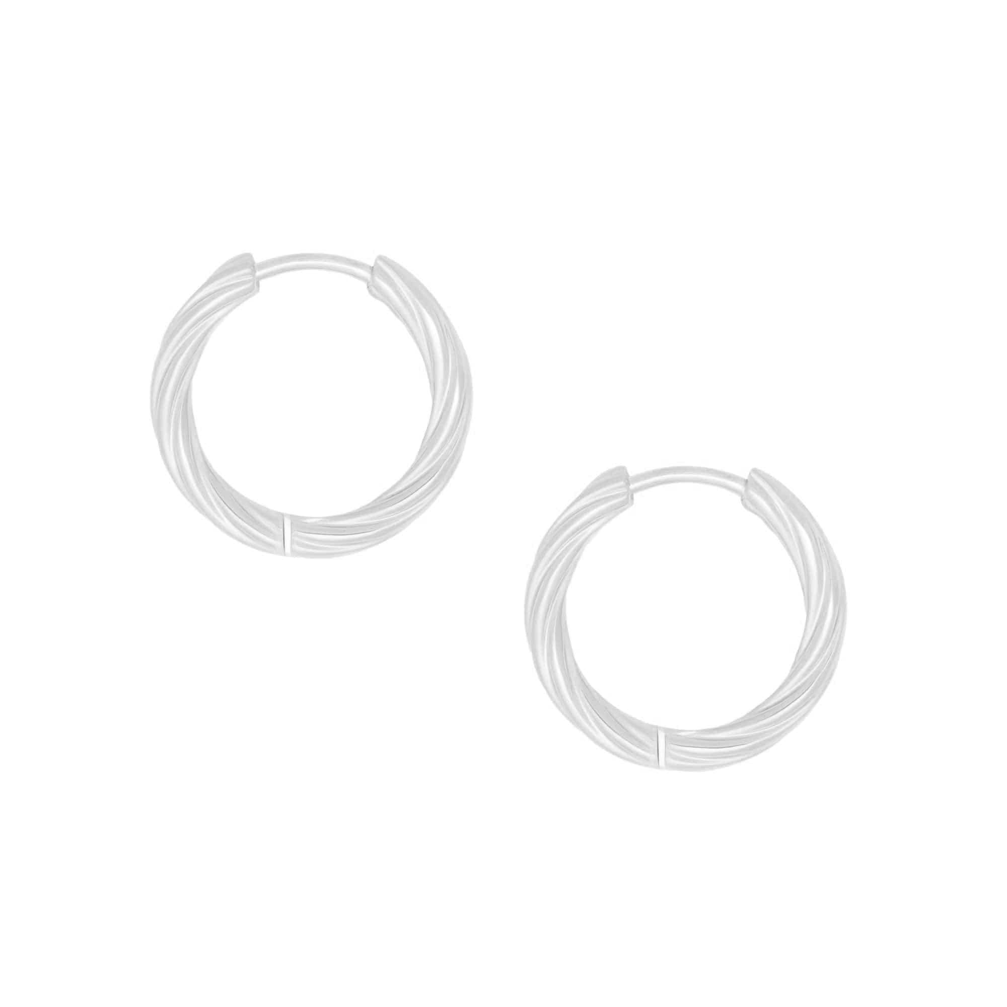 Bohomoon Stainless Steel Geneva Hoop Earrings